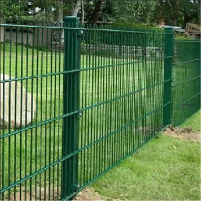 Double Wire Mesh Fence Powder Coated 868 Black Chain Link Fence