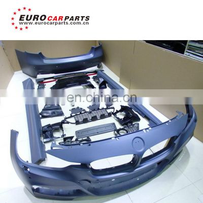 3 series F30 bodykit with front bumper side skirts rear bumper PP material fit for after 2012y