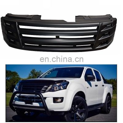 Newest style Auto Accessories Dongsui 4x4 ABS Plastic Black Front Grille  For D-MAX
