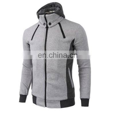 2021 New Design Cotton Blend Jacket Cottoncotton Zipper Windproof Full Sleeve Long Coat Men