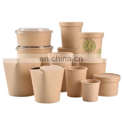 Sunkea Biodegradable bamboo fiber food packaging box and cup