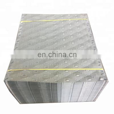 China supplier 850mm 1000mm 1300mm black and white cross flow cooling tower fill