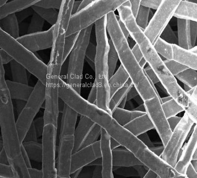 High corrosion resistance titanium fiber felt for hydrogen cell stack