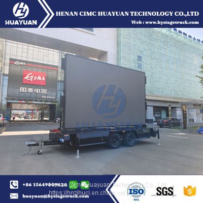 HUAYUAN T185  Mobile LED screen trailer billboard manufacturer