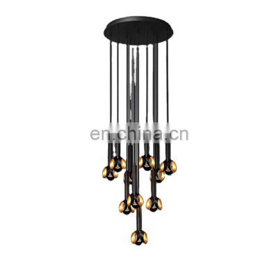 Custom modern designer decorative lights luxury chandeliers Indoor Led Pendant Lamps Home Decor Luxury