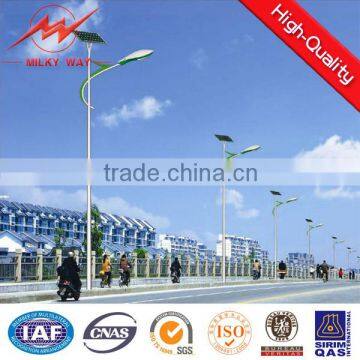 double arm outdoor light pole price and drawing