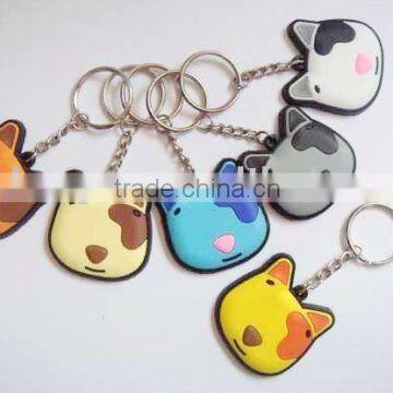 2d soft pvc keychain