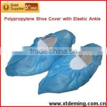 Disposable Nonwoven Overshoes with Elastic Ankle