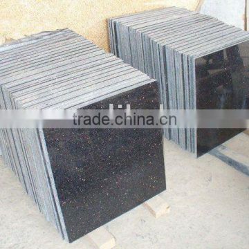 types of granite with pictures---(Black Galaxy)