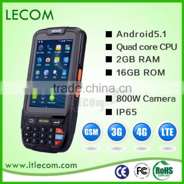 Touch Screen Android Bluetooth RFID Reader Handheld With 13.56Mhz