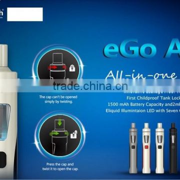 Top Chances Sub Ohm All-In-One kit Newest Joyetech eGo AIO kit, 2016 Joyetech eGo / Genuine Joyetech eGo AIO