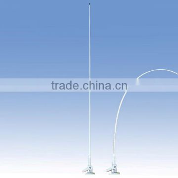 Customized 156-163MHz 6.5dBi VHF Fiberglass Omni Marine Antenna tapered tube with foldable whips 2.4M boat antenna                        
                                                Quality Choice
