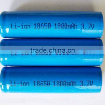 3.7v 1800mah 18650 li-ion battery/18650 li polymer battery