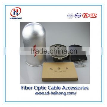 Silver ADSS/OPGW fiber cable joint box
