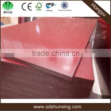 Hongyu black/red plywoods /construction plywood boards