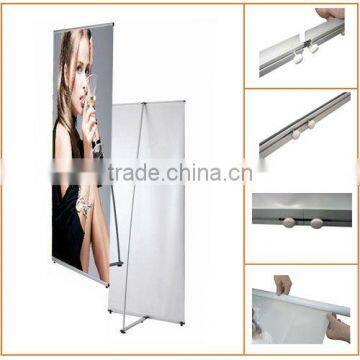 80*200cm ROHS Aluminum L banner stand for advertising