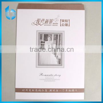 White kraft paper envelope bag for photoprint for photo studio use