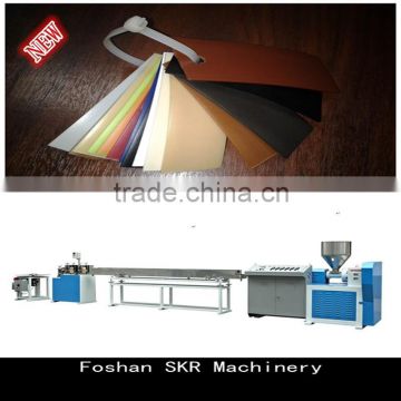 Foshan SKR machinery PVC single screw edge banding stripe production line
