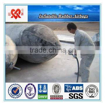 ISO 17357standard salvage and rescure rubber airbags for sunk ship floating and lifting