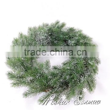 simple style hot sell 2016 Christmas artificial indoor decorative wreath for sale