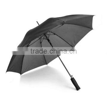 23 INCH 8 rib auto open firberglass rib mono color umbrella Quality Umbrella with Black EVA straight Handle