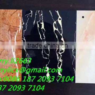 Imitation marble pvc board UV coated