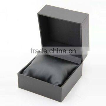 Black single watch boxes,plastic watch box with pillow(SJ_60022-1)