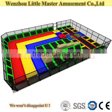 (LM-Tr005) Wenzhou Little Master Customized Big Trampoline PP Mesh for Sale