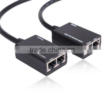 online shop china Hot Sell HDMI extender 30M Over Dual Cat5e/6 LAN Cable