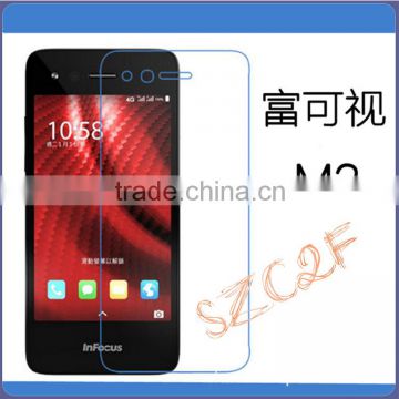 Preminum tempered touch screen glass film for infocus m2 screen protector