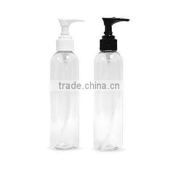120ml transparent color Plastic pet bottle with lotion pump