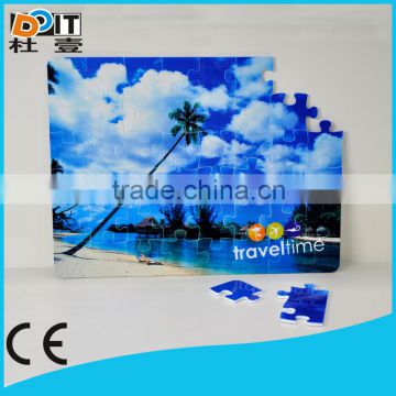 Customized promotional a3 sublimation jigsaw puzzle for sale