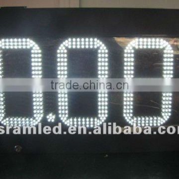 Electronic outdoor 16inch 8.88 9/10 led fuel price sign display