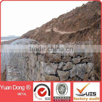 ISO9001 standard gabion retaining wall/wire mesh fencing with cheap