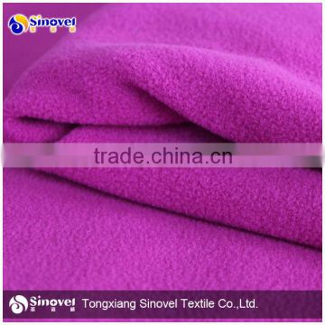 100% polyester blanket fabric/polar fleece fabric