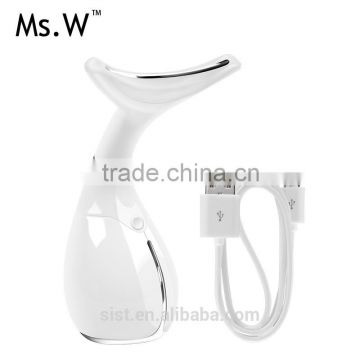 Beauty Equipment Ionic Neck Care Massage Winkle Remover Face Tighting Machine on Hot Sale