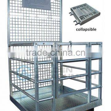 working platform use for working in upper air by forklift truck