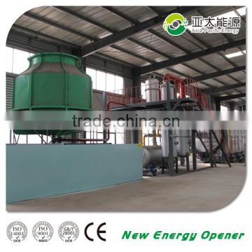 No smell no pollution tire oil plant henan waste tyre waste plastic pyrolysis plant for sale