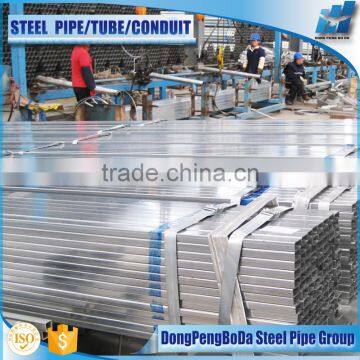 40x40x1.5mm pre galvanized steel gi hollow section