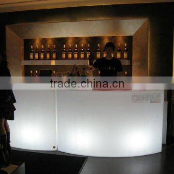 led receiptin desk/jumbo bar counter/led corner bars