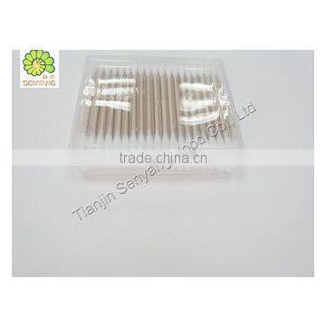 sterile cosmetic baby swab ear wooden cotton bud