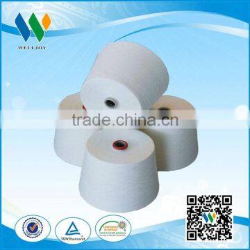 polyester core spun yarn raw white pattern AA grade