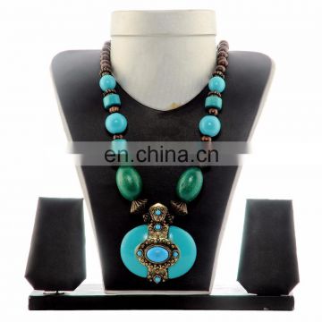 Vinatge Costume Jewelary -Pearl Neckalce -Colorful Fastion Necklace