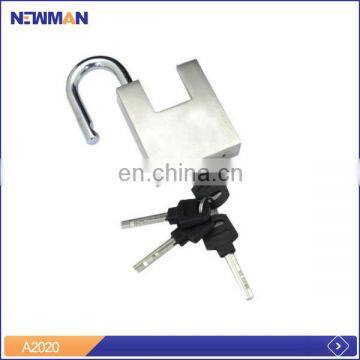 hardened rectangular small key padlock