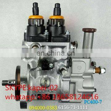 Diesel fuel pump 094000-0383 PC400-7 6156-71-1111