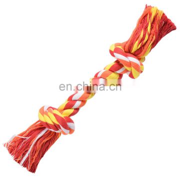 Pet new multicolor chew cotton rope play toy for dog