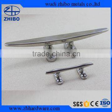 Stainless Steel Four Hole Hollow Base / Cross End Low Flat Cleats