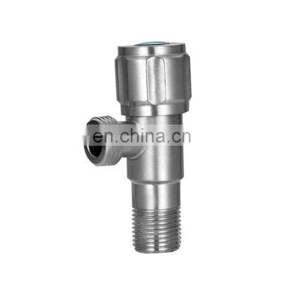 Iron Material ABS Handle Water Angle Valve For Bathroom