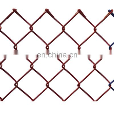 PVC Coated Chain Mesh Fence Diamond Wire Mesh Fence