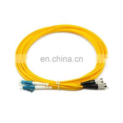 ftth LC UPC to FC UPC Duplex Single mode MM G657A or customized Fiber Optic Patch cord Fiber Jumper